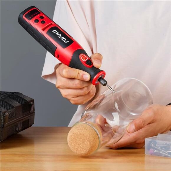 8V Rechargeable Cordless Rotary Tool 2.0Ah Battery with 124 Pieces Accessories - Picture 5 of 7